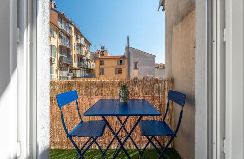 Carre d'Or Apartment | Nice Renting - 35b MASSENA - Chic Cosy Calm Balcony Massena Pedestrian Heart