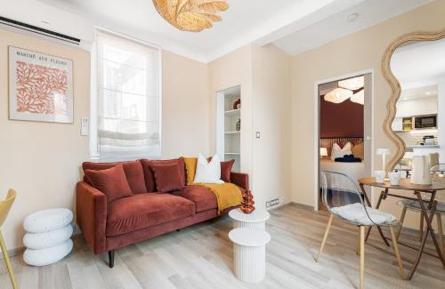 Carre d'Or Apartment | Nice Renting - 35b MASSENA - Chic Cosy Calm Balcony Massena Pedestrian Heart