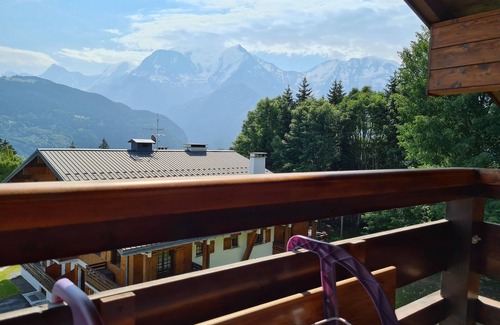 Le Bettex Apartment | Nid Douillet Face au Mont Blanc, Emplacement Idéal été/Hiver