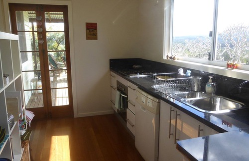 Eureka Cottage | Nightcap Cottage - glorious view over farmland to hills!