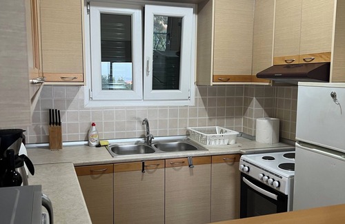 Barbati Apartment | Nissaki Rooftop Oceanview two bedroom apartment with WiFi and air conditioning