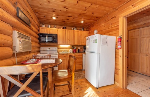 Thayerville Cabin | No Worries: Lake Area, Dogs Welcome, Hot Tub!