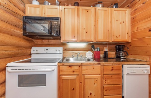 Thayerville Cabin | No Worries: Lake Area, Dogs Welcome, Hot Tub!