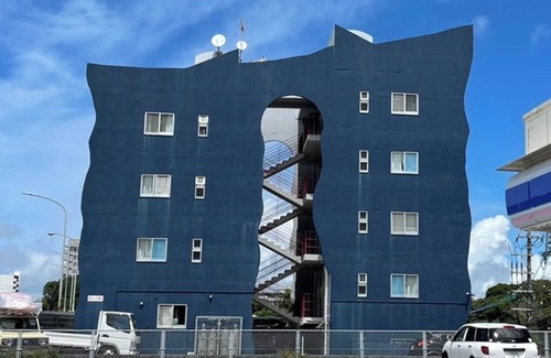 Ginowan Apartment | Nonsmoking 1K double room equipped with a washing machine and dryer/Urasoe Okinawa