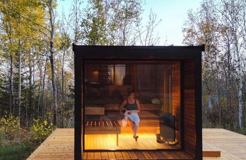 Tofte Cabin | Nord Hytte New Listing With Sauna and Wood Burning Hot Tub in Tofte, MN.