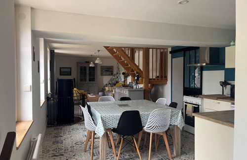 Auberville-la-Manuel Cottage | Norman brick farmhouse near the sea