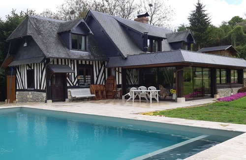 Saint-Hymer House | Norman house near Deauville for up to 10 people with heated pool