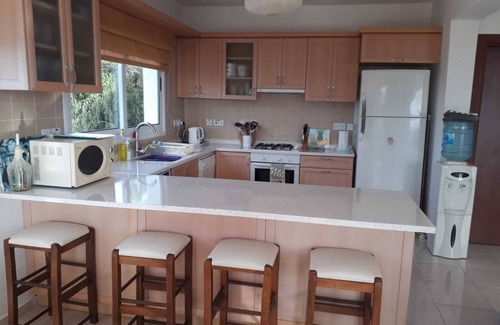 Bahceli Apartment | North Cyprus sunset sea views on quiet site with large private BBQ roof terrace