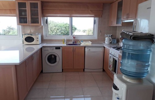 Bahceli Apartment | North Cyprus sunset sea views on quiet site with large private BBQ roof terrace