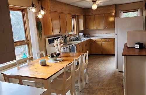 Park Falls House | North Fork Flambeau River near Park Falls, 3BR, 1BA country home, on ATV route.