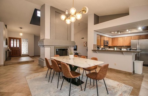 Paradise Valley Village House | North Scottsdale 4 Bdrm Vacation Sanctuary with Pebble Tech Pool