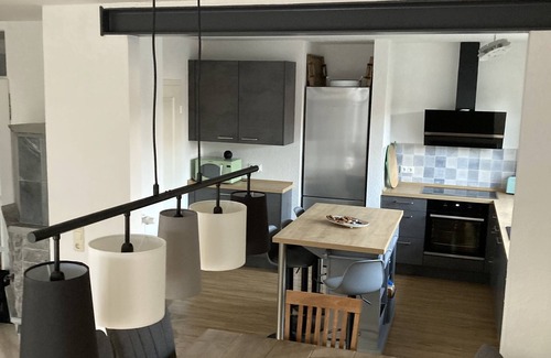 Horumersiel House | North Sea coast, charming Frisian house with fireplace, conservatory, sauna, beach chair