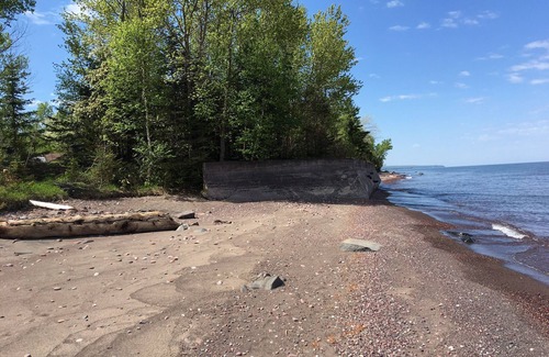 Laurium House | NORTHERN LIGHTS on Lake Superior! Large coastal farmhouse with gorgeous beach.