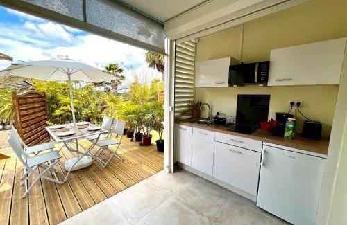 Le Diamant Apartment | NOUVEAU studio chaleureux avec jacuzzi privé & piscine