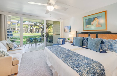 Napili Condo | NS C120 Remodeled Studio w Patio Pool Hot Tub