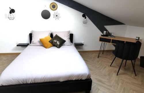 Macon Apartment | Nuit Tendance Mâcon - Chambre cosy centre ville E