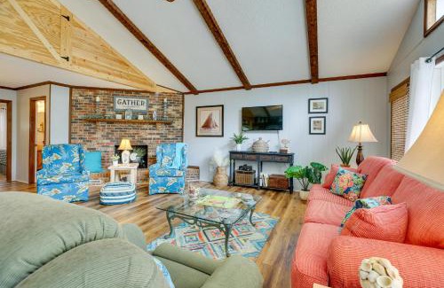 Tranquil Harbour House | Oak Island Vacation Rental with Decks, Walk to Beach