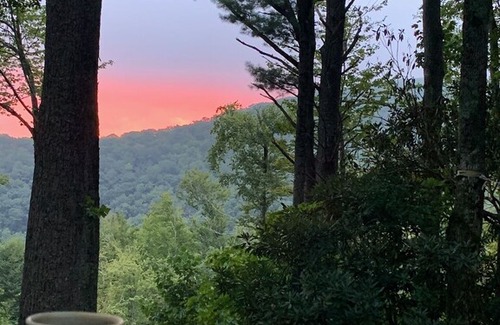 Boone Cabin | Oakwood Mountain Cabin: Great Location, Views, Private, Decks, Fire Pit, & More!