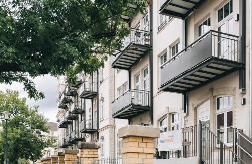 Striesen Apartment | Oasis Appart - Wohnen in Dresden - Netflix - Tiefgarage - Dachterrasse
