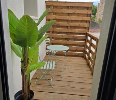 Perols Apartment | Oasis Balcon Vibes Tropicales Arena Parc Expo Clim