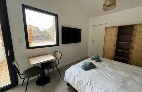 Perols Apartment | Oasis Balcon Vibes Tropicales Arena Parc Expo Clim