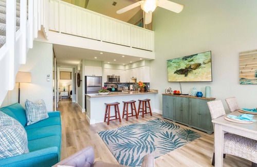 Honokowai Condo | OCEAN and POOL View, remodeled 2 bdrm condo with A/C - PAPAKEA K406
