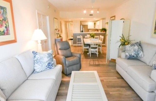 North Ocean City Condo | Ocean Block, porch, jacuzzi tub, indoor pool, sauna, gym! Steps from the beach!