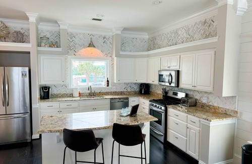 West Panama City Beach House | “Ocean Breeze” Beachfront Vacation House. West end PCB, 5 mins to 30A