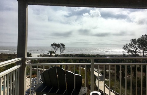 Hilton Head Island Condo | Ocean Dunes 305🌴270 Degree Direct Ocean Front+View With 2En Suite+King & 2Bikes