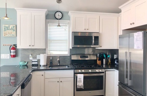 Ocean Beach III House | Ocean Front Beach House - Steps to Beach - Hot Tub, Deck, 3BR, 2Bath, AC, Badges