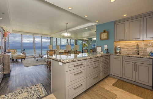 Honokowai Condo | Ocean Front Beachside Beauty. Two Free Rounds of Golf*