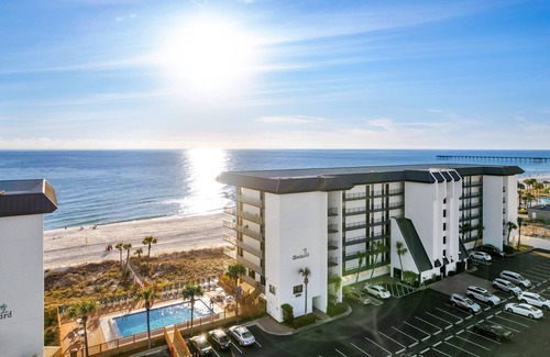 Panama City Beach Condo | Ocean Front Condo at Edgewater w/Private Balcony and free Beach Chairs
