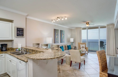 Panama City Beach Condo | OCEAN FRONT KING BDR, 2 BTH, FREE BCH CHAIRS , NEAR PIER PK, NEAR FRANK BROWN PK