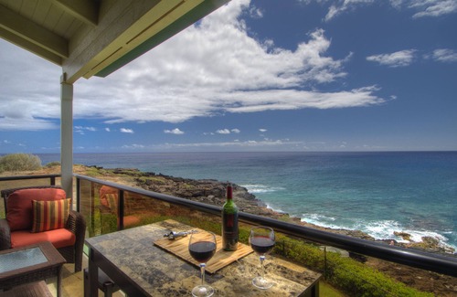 Poipu Condo | Ocean front with panoramic views of the Pacific Ocean