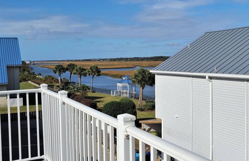 Ocean Isle Beach Condo | Ocean, ICW and Stellar Sunset Views Await You