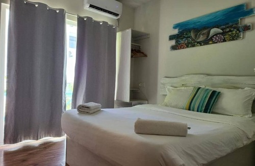 Maafushi Hotel | Ocean Pearl : Deluxe Double Room with balcony