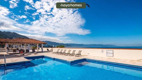 Emiliano Zapata Apartment | Ocean view 2Br Condo-Balcony-Beach-Pool