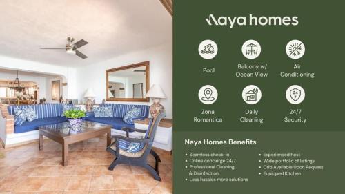 Emiliano Zapata Apartment | Ocean view 2Br Condo-Balcony-Beach-Pool
