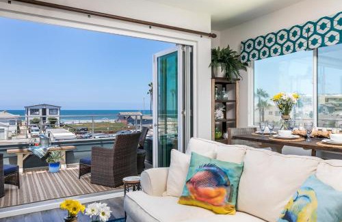 Imperial Beach House | Ocean View 3 Bedrooms Condo, just steps from the park, pier & water!