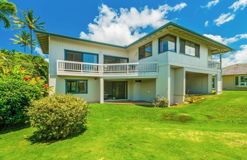 Princeville House | Ocean View 4-bedroom house with AC, WiFi in welcoming Princeville
