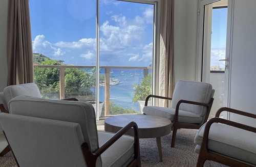 Corossol Apartment | Ocean-view apartment in central Gustavia, St Barth; steps from the beach