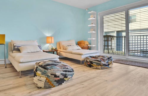 South Patrick Shores Condo | Ocean-view condo with balcony, pool, central AC & WiFi - snowbirds welcome