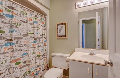 Topsail Beach House | Ocean-view duplex with pool, W/D, central AC, & beach access- dog-friendly