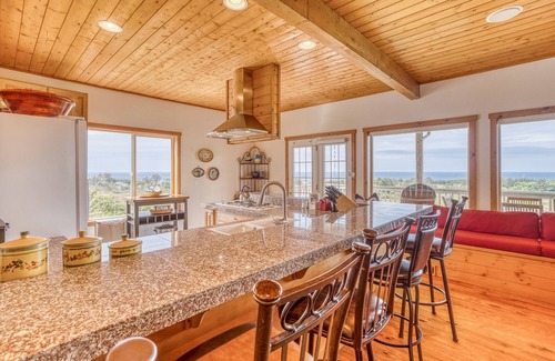 Neskowin House | Ocean-view Home, King Suite, 2 Living Areas, Double Decks and Fire Pit!