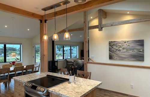 Sea Ranch House | Ocean-view home steps from rec center with private hot tub, pools & saunas