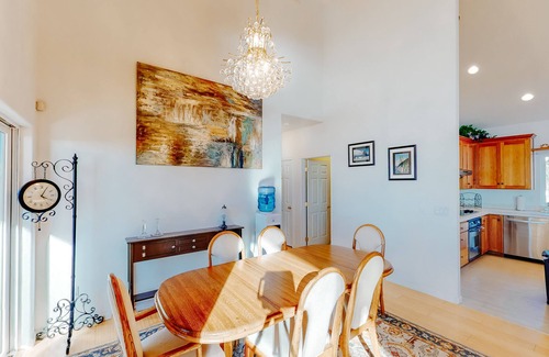 Newport House | Ocean view home w/huge deck & yard, hot tub, firepit & game room - dogs OK
