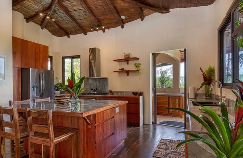 Dominicalito Villa | Ocean View Jungle Villa pool jacuzzi fibre optic near beaches concierge service