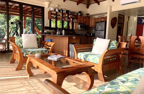 Dominicalito Villa | Ocean view villa private pool, beach walking distance.