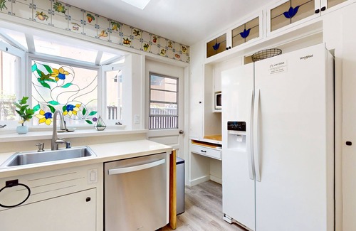 Country Club House | Ocean-View Village Getaway: Huge Fenced Yard with Deck, Firepit & Grill