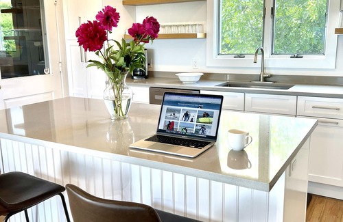 Montauk Cottage | Ocean View White Cottage Walk to Town, Beach Pass Included